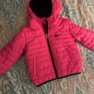 Nike Kids Pink Puffer Jacket
